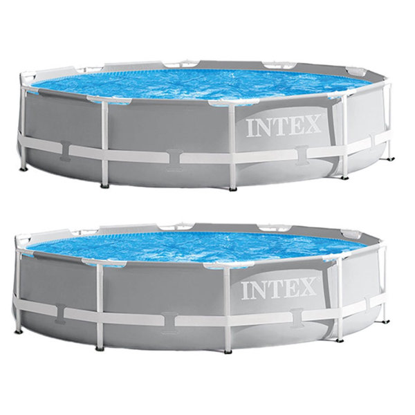 Intex Piscine hors terre 12 pieds x 30 pouces Intex (pompe non incluse) (paquet de 2) Wayfair.ca